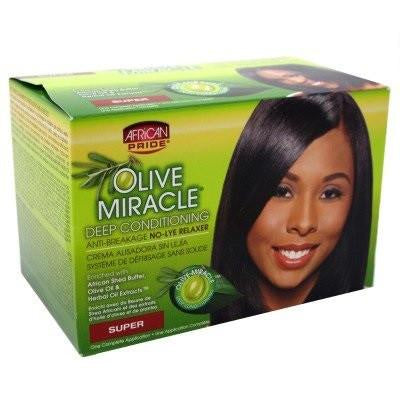 AFRICAN PRIDE OLIVE MIRACLE DEEP CONDITIONING TREATMENT SUPER  8.Oz