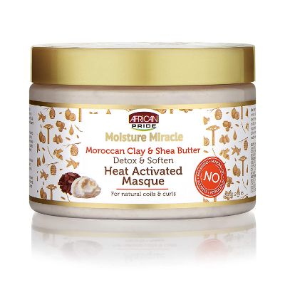 AFRICAN PRIDE MOISTURE MIRACLE DETOX & SOFTEN HEAT ACTIVATED MASQUE 12OZ - Beautylicious Canada