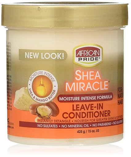 AFRICAN PRIDE SHEA MIRACLE LEAVE - IN COND 15OZ - Beautylicious Canada