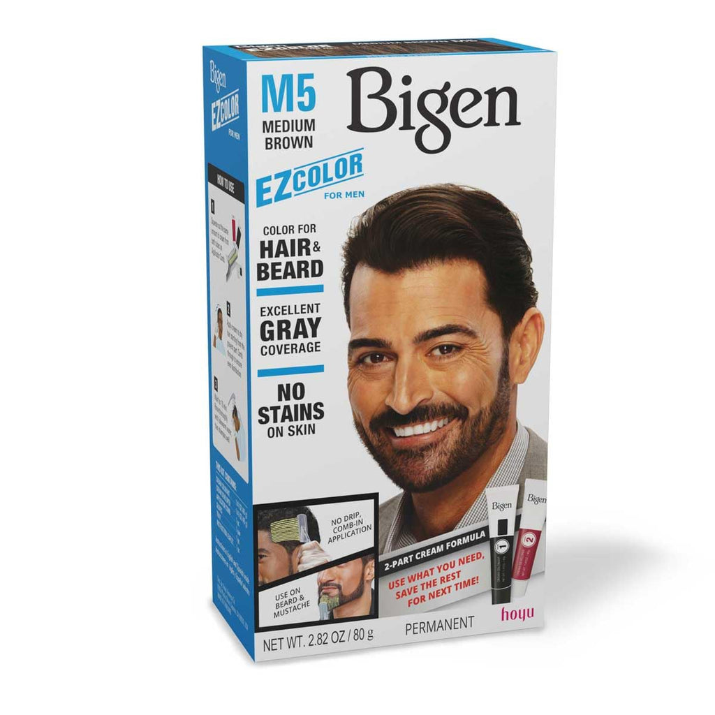 BIGEN EZ COLOR FOR MEN MEDIUM BROWN M5 - Beautylicious Canada