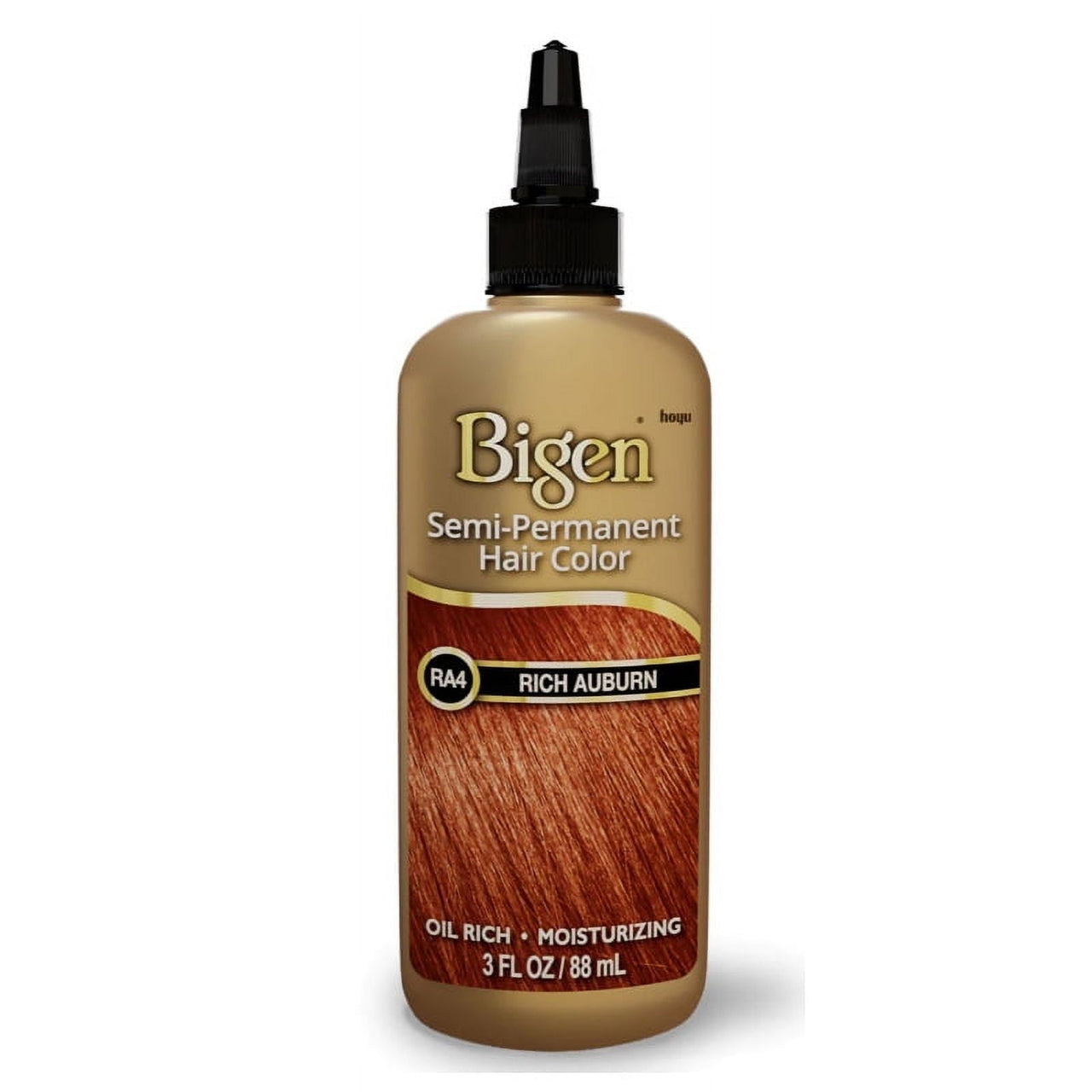 BIGEN SEMI - PERMANENT HAIR COLOR RA4 RICH AUBURN 3OZ - Beautylicious Canada