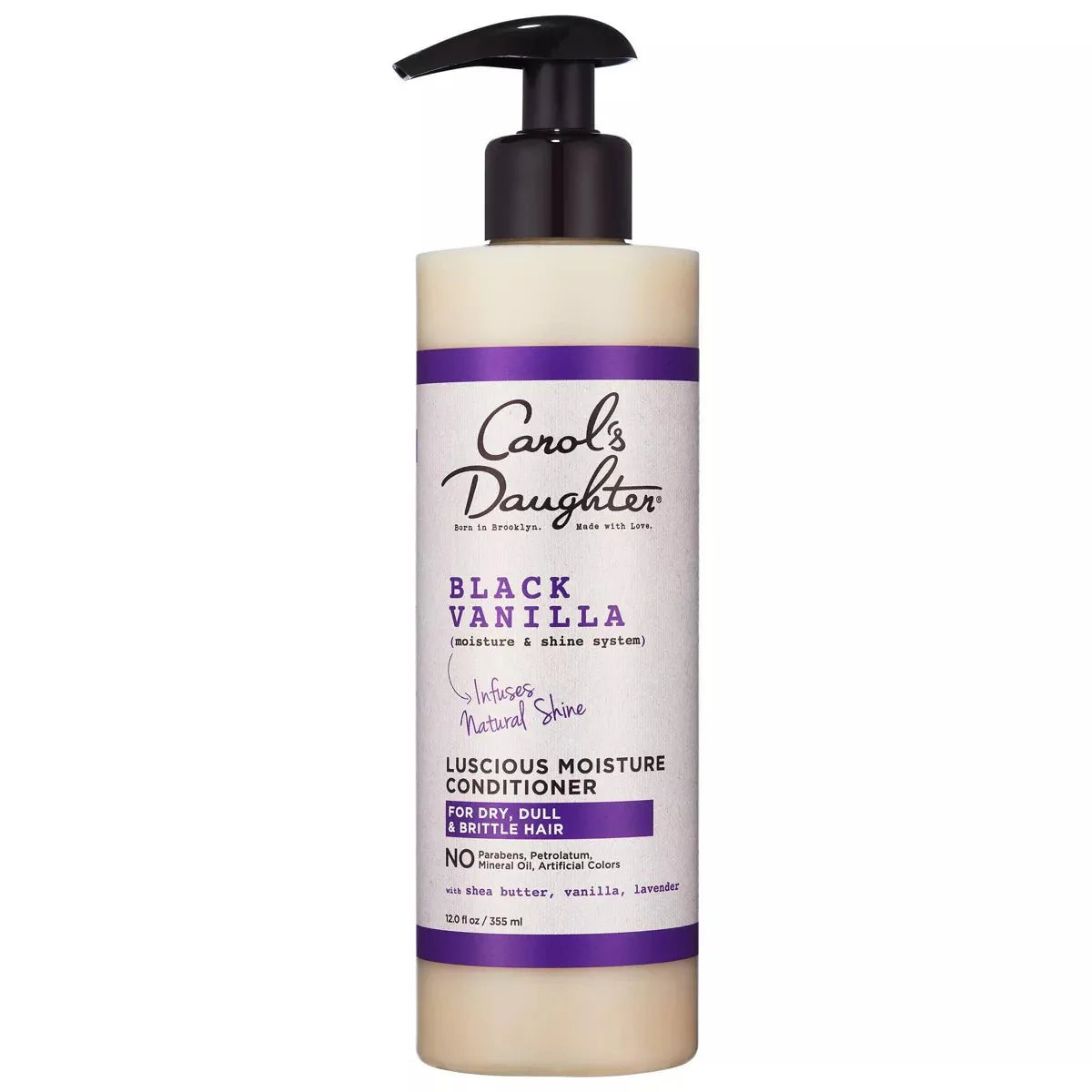 CAROL'S DAUGHTERS Black Vanilla Moisture & Shine Hydrating Hair Conditioner with Shea Butter for Dry Hair 12OZ - Beautylicious Canada