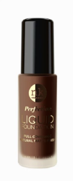 NK MAKEUP LIQUID FOUNDATION FULL COVERAGE NATURAL MATT FINISH ESPRESSO 1.01 Oz