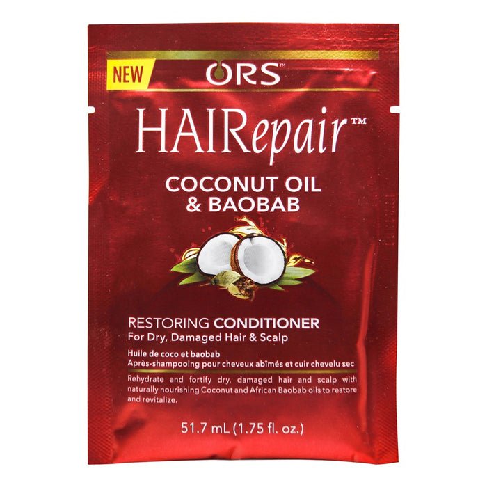ORS HAIRepair COCONUT & BAOBAB RESTORING CONDITIONER 1.75OZ - Beautylicious Canada