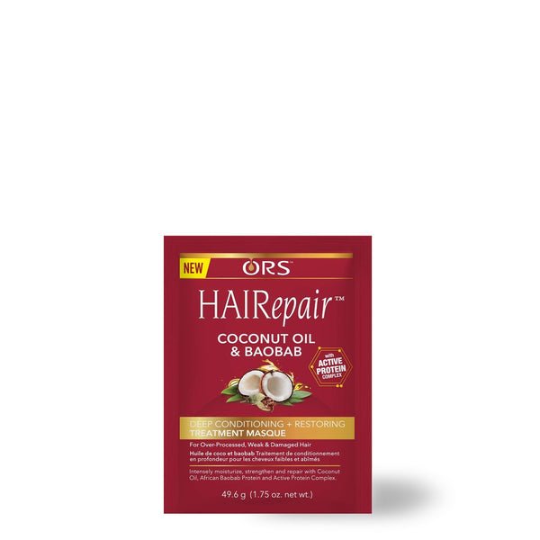 ORS HAIRepair Deep Conditioning and Restoring Treatment Masque, Travel Packet 1.7 oz - Beautylicious Canada