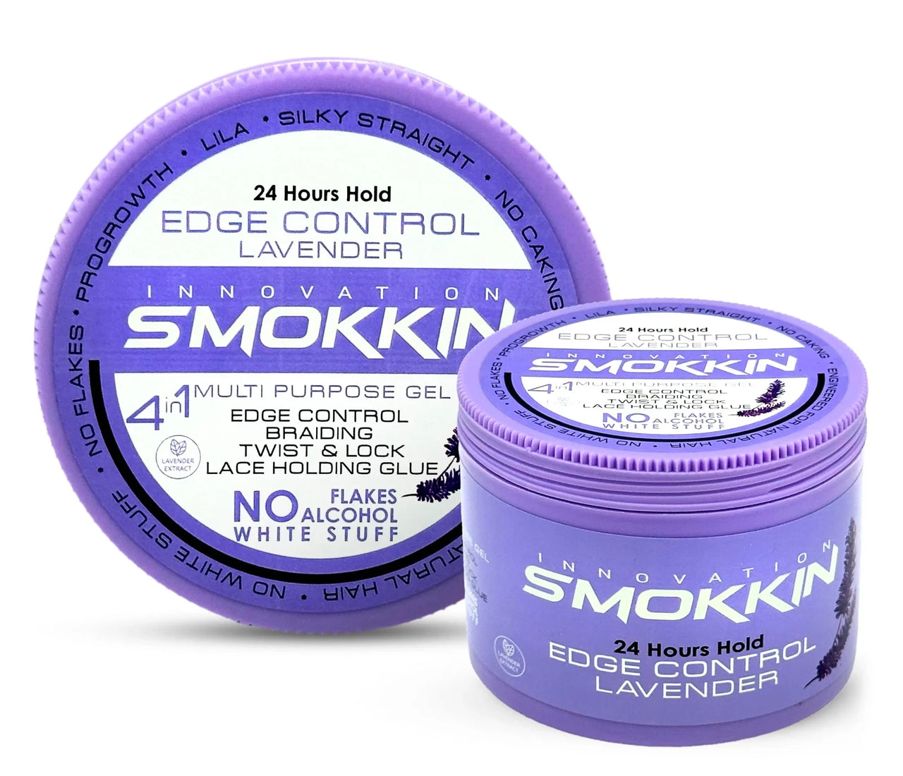 SMOKKIN EDGE CONTROL LAVENDER TWIST & LOCK  1.69 Oz