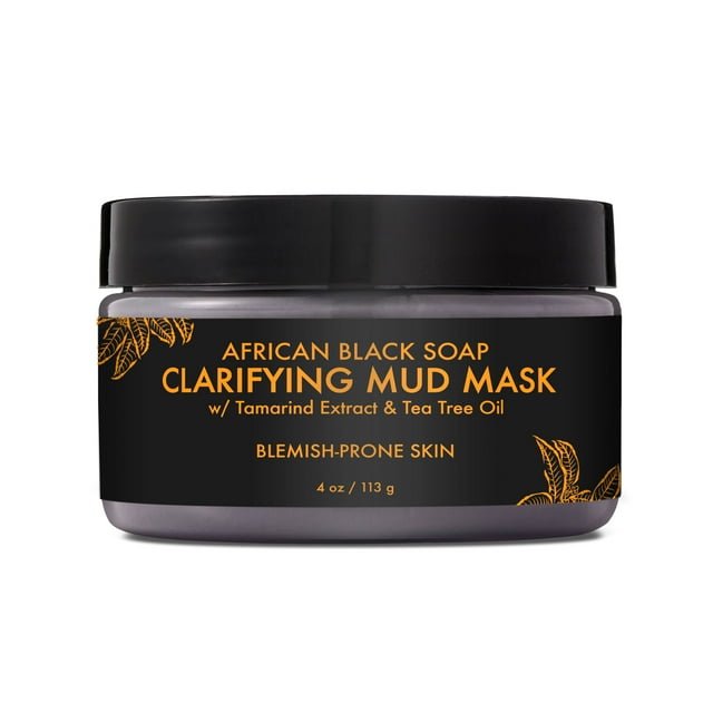 SHEAMOISTURE African Black Soap Clarifying Mud Mask 4 oz - Beautylicious Canada
