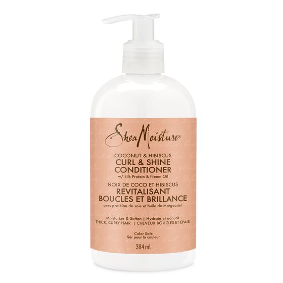 SHEAMOISTURE Coconut & Hibiscus Curl & Shine Conditioner 19.8OZ - Beautylicious Canada
