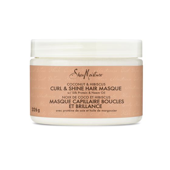 SHEAMOISTURE COCONUT & HIBISCUS CURL & SHINE HAIR MASQUE 11.5OZ - Beautylicious Canada