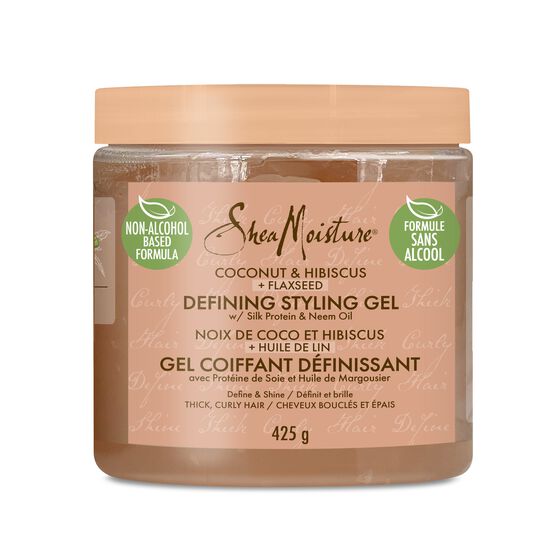 SHEAMOISTURE Coconut & Hibiscus Defining Styling Gel 15OZ - Beautylicious Canada