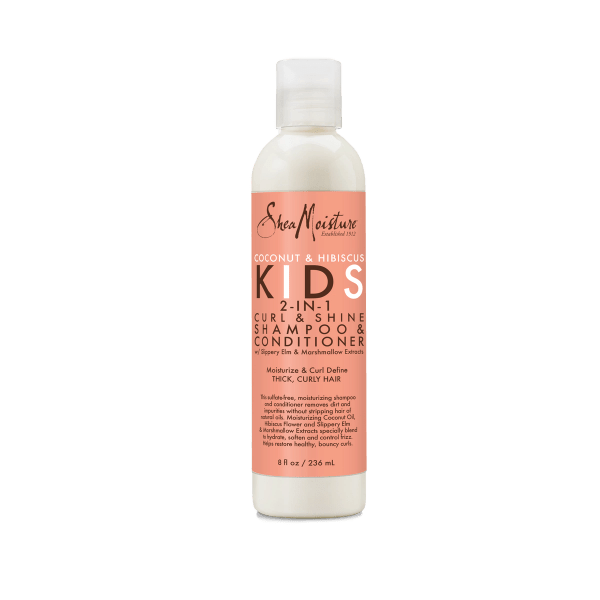 SHEAMOISTURE Coconut & Hibiscus Kids 2 - In - 1 Curl & Shine Shampoo & Conditioner 8 OZ - Beautylicious Canada