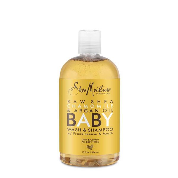 SHEAMOISTURE Raw Shea Chamomile & Argan Oil Baby Wash & Shampoo 13 OZ - Beautylicious Canada