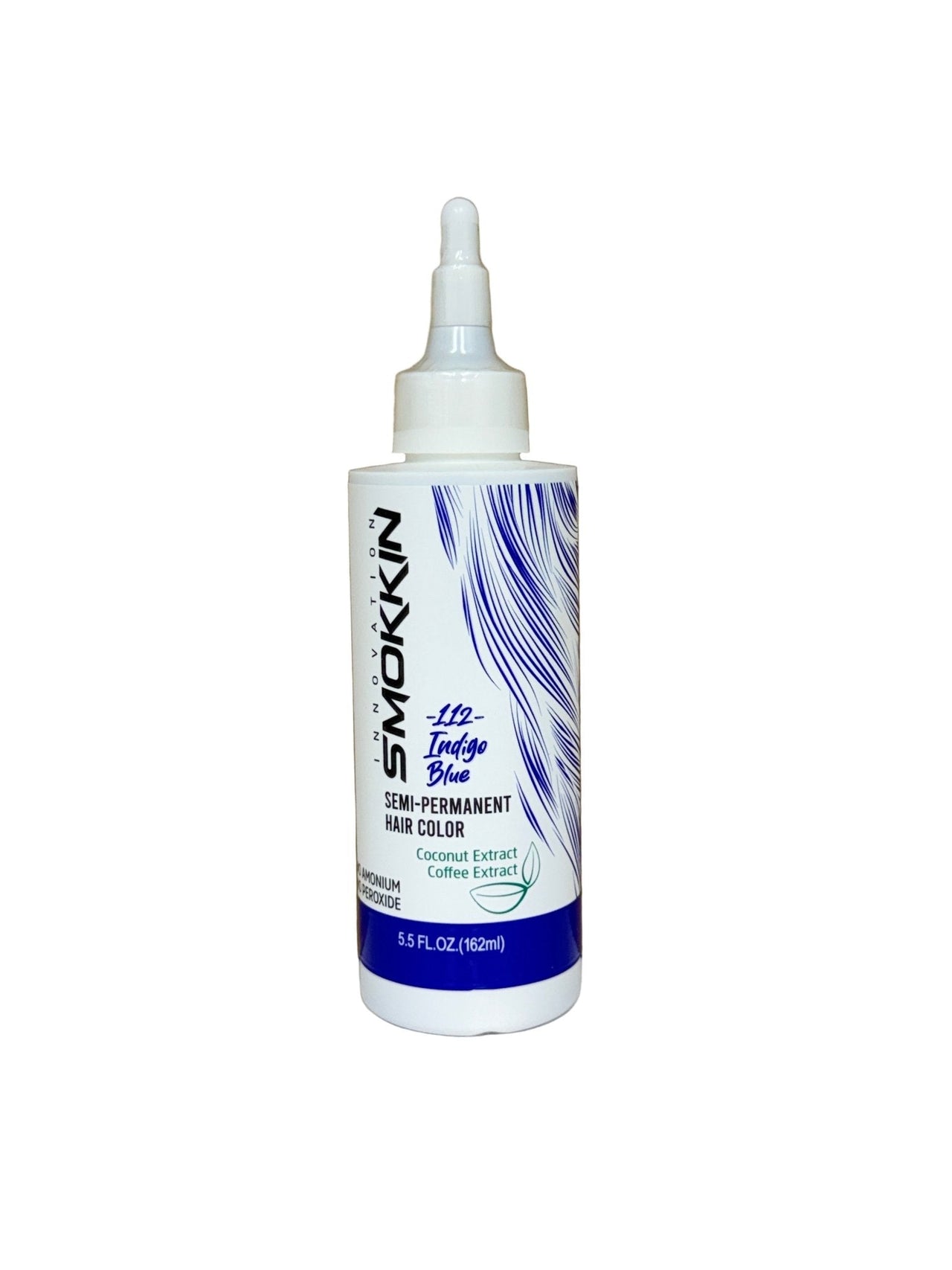 SMOKKIN SEMI - PERMANENT HAIR COLOR 112 INDIGO BLUE 5.5OZ - Beautylicious Canada