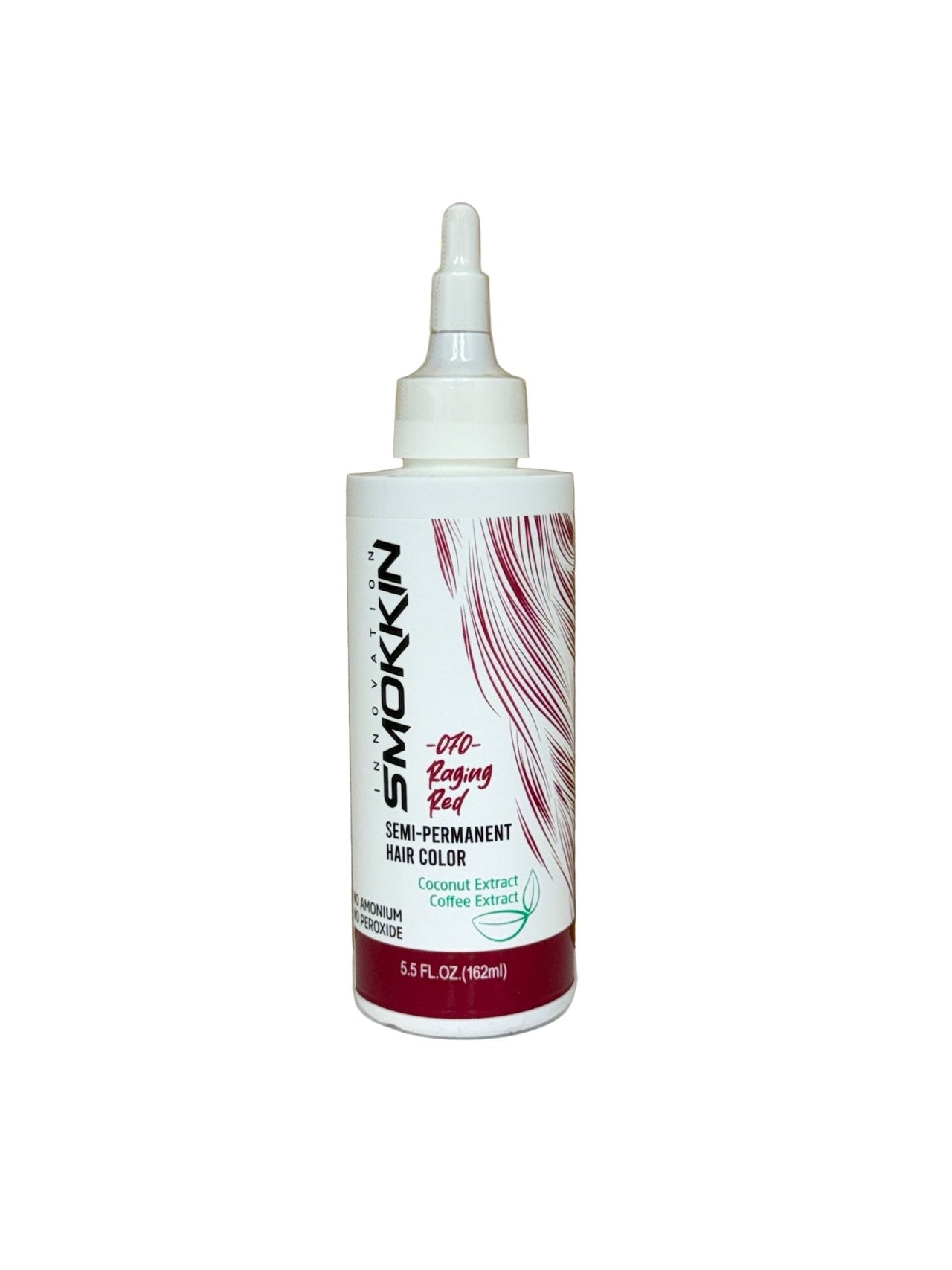 SMOKKIN SEMI - PERMANENT HAIR COLOR 70 RAGING RED 5.5OZ - Beautylicious Canada