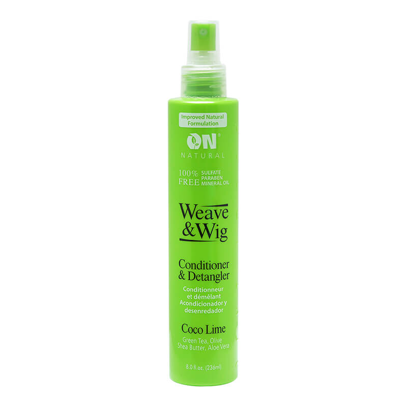 ON NATURAL WEAVE & WIG CONDITIONER & DETAGLER COCO LIME  8.0 Oz