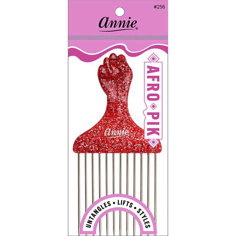 ANNIE AFRO.PIK UNTANGLES  .LIFTS . STYLES  #256    0.16 Oz