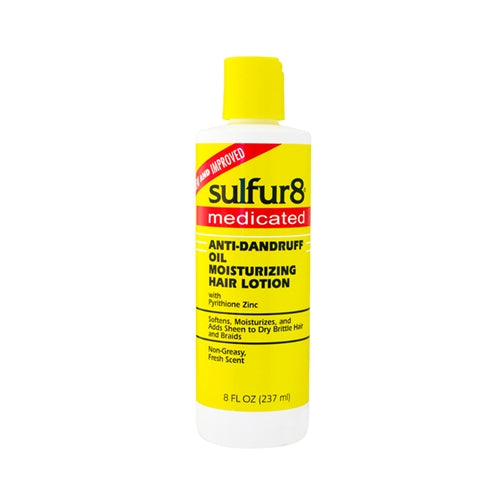 Sulfur8 medicated antidandruff oil moisturizing hair lotion 8OZ