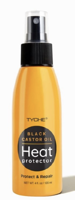 TYCHE black castor oil heat protector protect & repair 4OZ