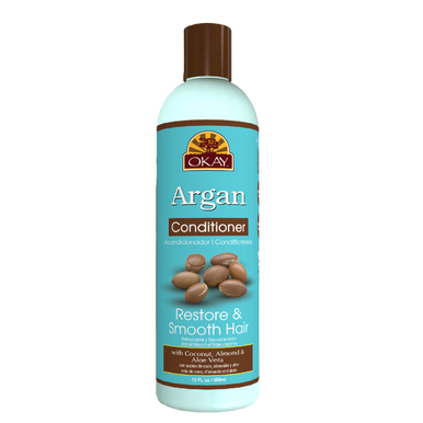 OKAY ARGAN CONDITIONER RESTORE & SMOOTH HAIR 12. Oz