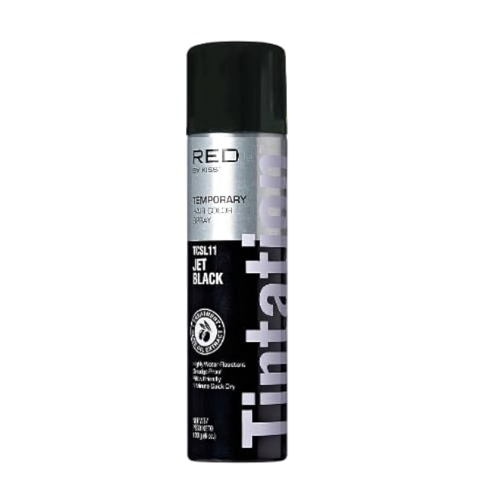 Red by kiss temporary hair color spray