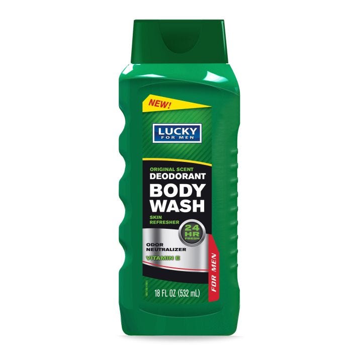 Lucky for men body wash
