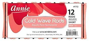 ANNIE COLD WAVE 12 RODS BIGUDIS SHORT #1112  1.0 Oz