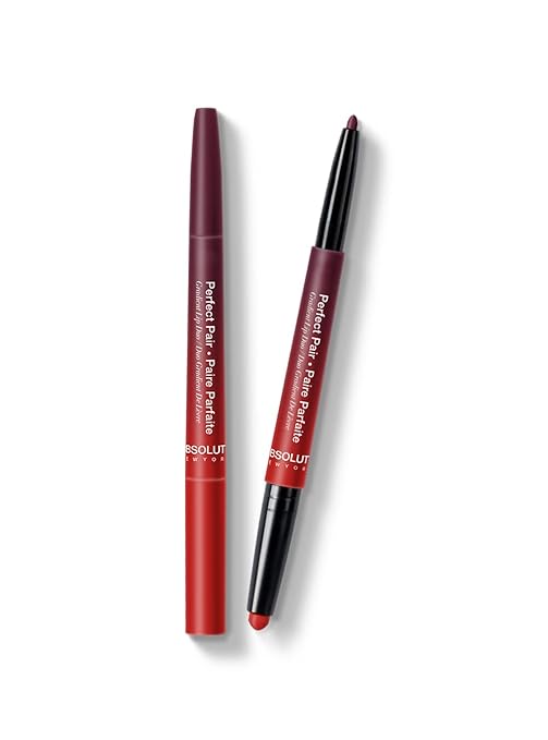 ABSOLUTE PERFECT PAIR . DUO PARFAIT GRADIENT LIP DUO ALD02 CANDIED APPLE  0.007 Oz