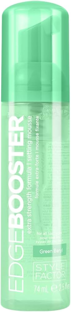 EDGE BOOSTER EXTRA STRENGTH FORMULA | SETTING MOUSSE GREEN BERYL  2.5 Oz