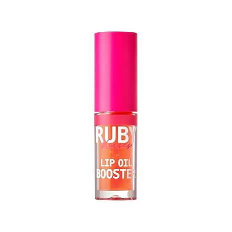 RUBY KISSES LIP OIL BOOSTER CORAL  0.8 Oz