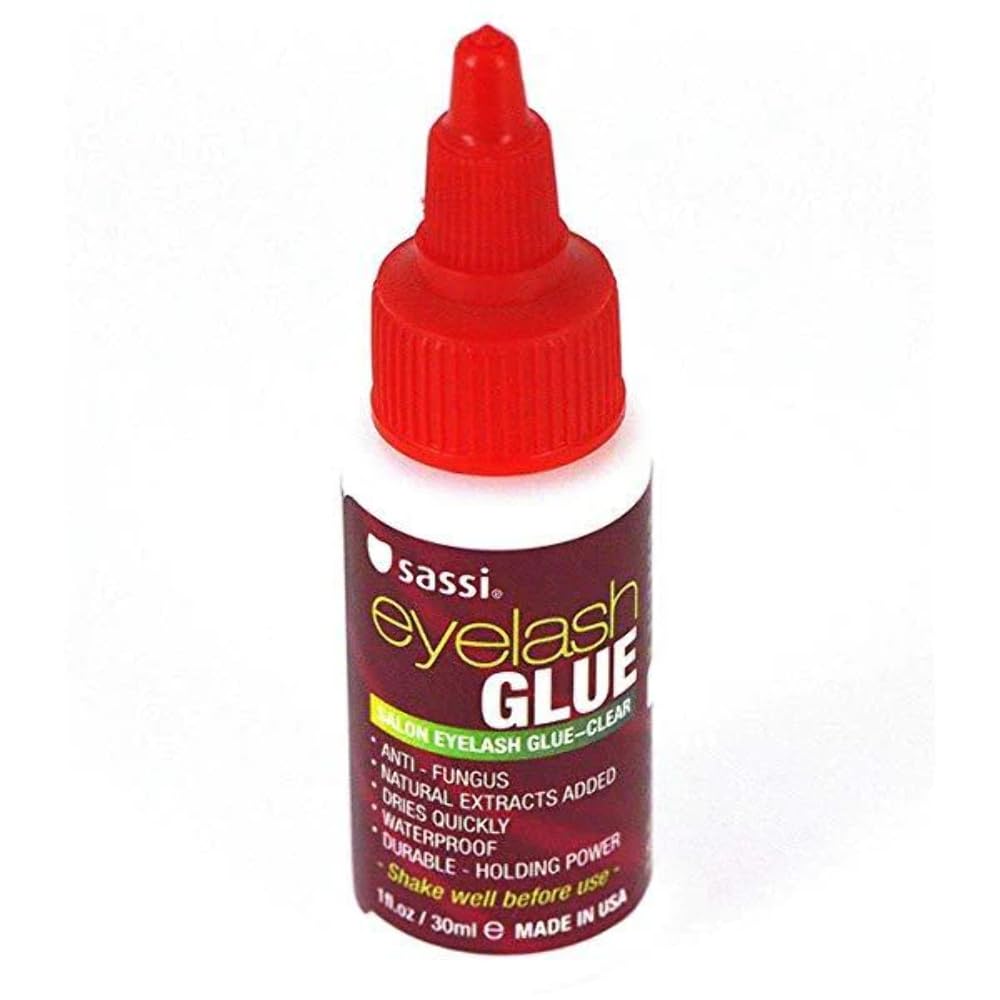 ASSI EYELASH GLUE CLEAR SALON EYELASH GLUE  1.0 Oz