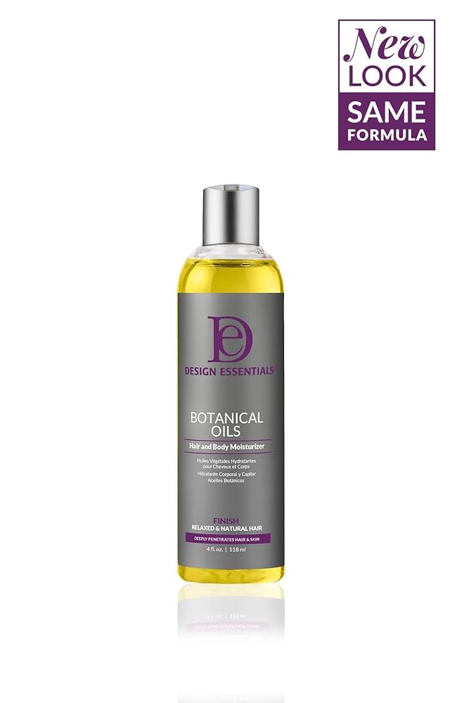 DESIGN ESENTIALS botanical oils hair and body moisturizer