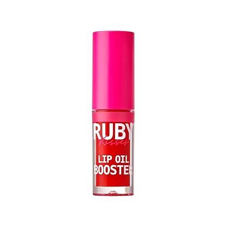 RUBY KISSES LIP OIL BOOSTER HOT CHERRY  0.8 Oz