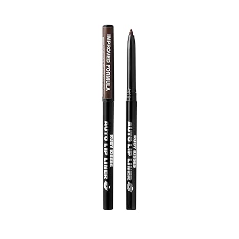 RUBY KISSES AUTO LIP LINER DARK BROWN ALL16   0.01 Oz
