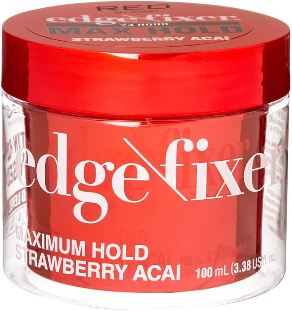 RED BY KISS EDGE FIXER 24HOUR MAX HOLD STRAWBERRY ACAI 3.38 Oz