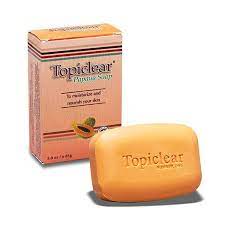Topiclear papaya soap to misturize and nourish your skin