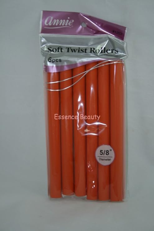 ANNIE SOFT TWIST ROLLERS  SOFT .FLEXIBLE .LIGHTWEIGHT #1203  1.0 Oz