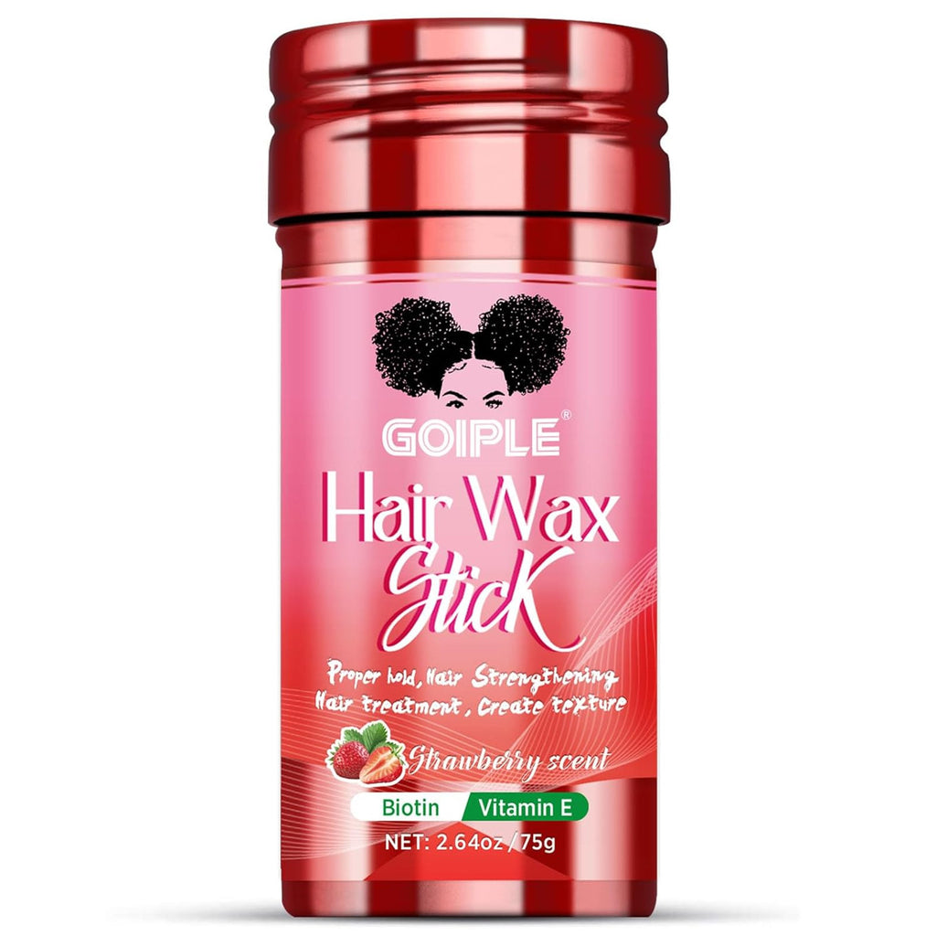 GOIPLE HAIR WAX STICK BIOTIN STRAWBERRY SCENT  2.64 Oz