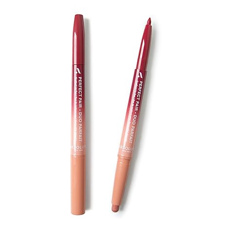 ABSOLUTE PERFECT PAIR . DUO PARFAIT GRADIENT LIP DUO ALD08 NAKED OMBRE  0.007 Oz