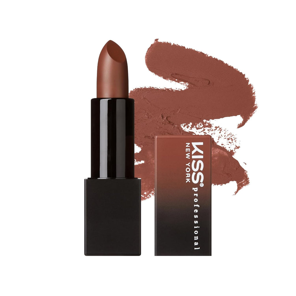 KISS NEW YORK SATIN LIPSTICK LATTE FOAM SLS08   0.12 Oz