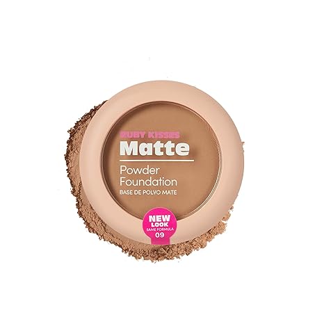 RUBY KISSES MATTE POWDER FOUNDATION HONEY BROWN