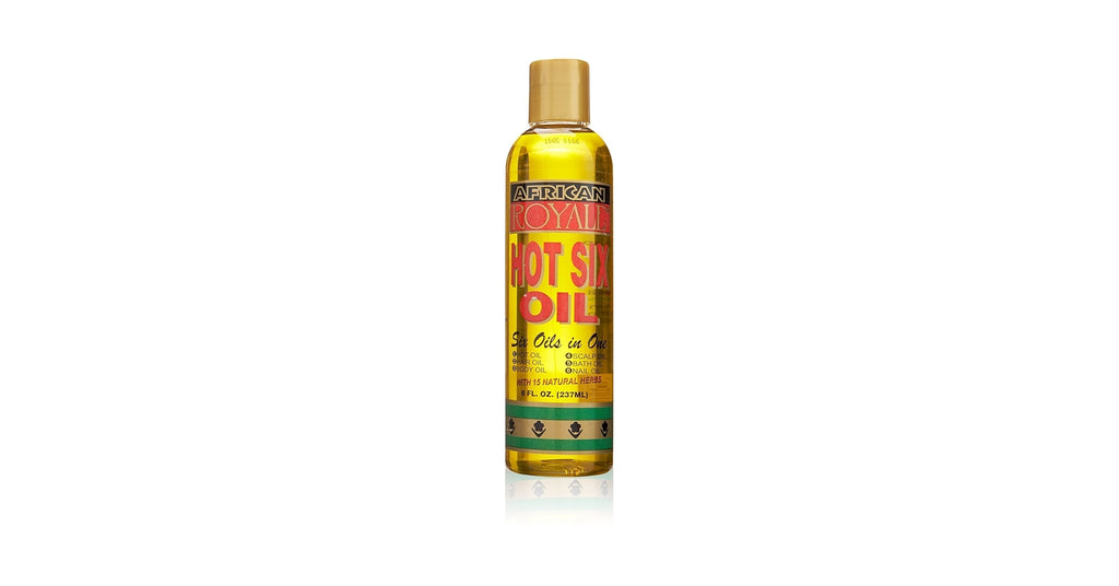 AFRICAN ROYALE HOT SIX OIL  six oils in one  8.Oz