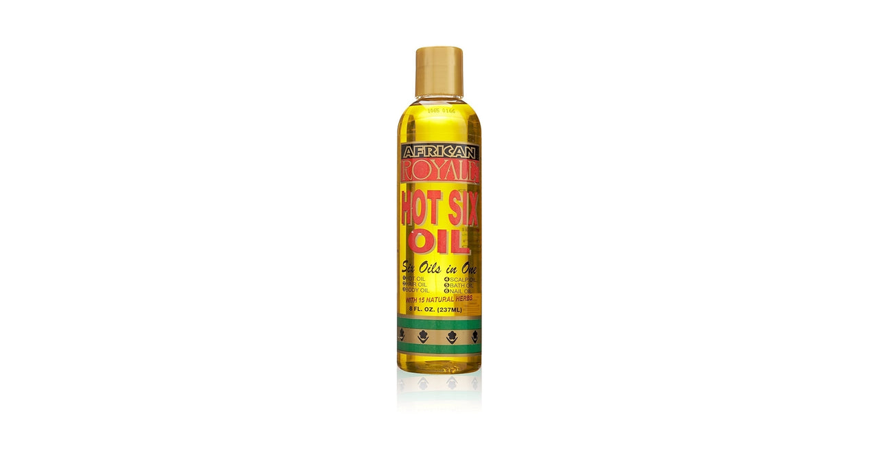 AFRICAN ROYALE HOT SIX OIL  six oils in one  8.Oz