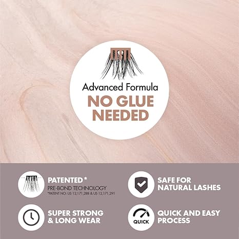 I_ENVY PRESS&GO 1 STEP PRESS_ON METHOD NO GLUE NEEDED PATENTED MINK VOLUME  MIN01  0.2 Oz