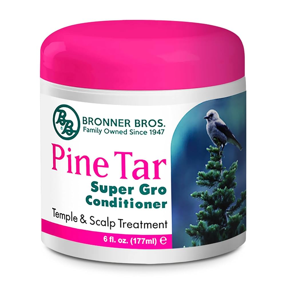 BRONNER BROS pine tar super gro conditioner  6.Oz
