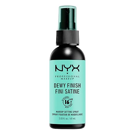 NYX DEWY FINISH FINI SATINE SETTING SPRAY MSS02  2.03 Oz