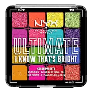 NYX ULTIMATE I KNOW THAT`S BRIGHT COLOR PALETTE USPR04    0.02 Oz