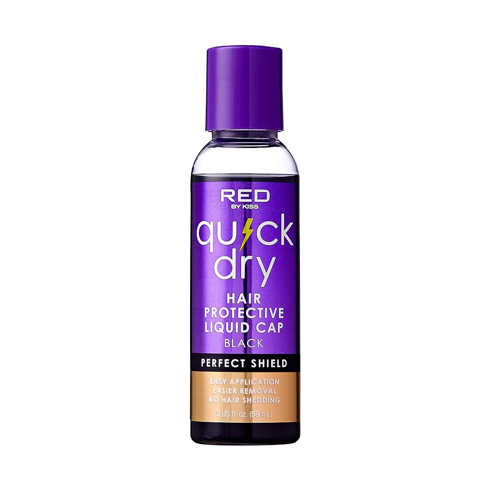 RED BY KISS quick dry hair protective liquid cap 2OZ