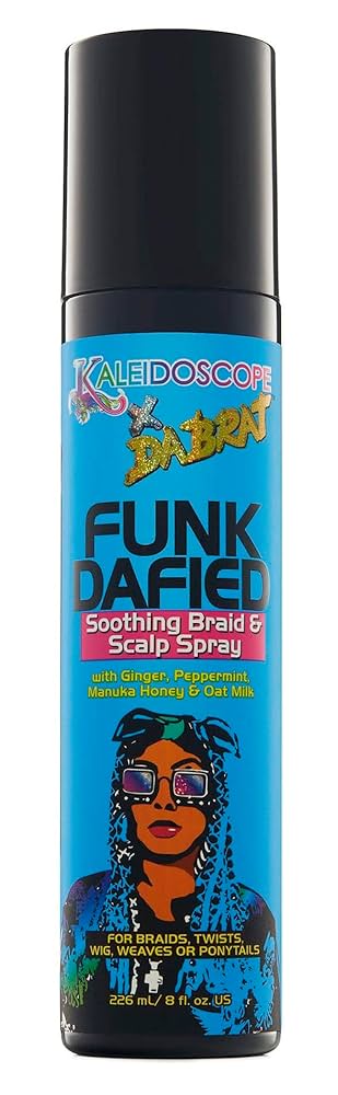 KALEIDOSCOPE BABRAT FUNK DAFIED soothing braid & scalp spray  8.Oz