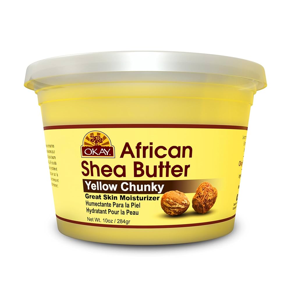 OKAY African shea butter yellow chunky