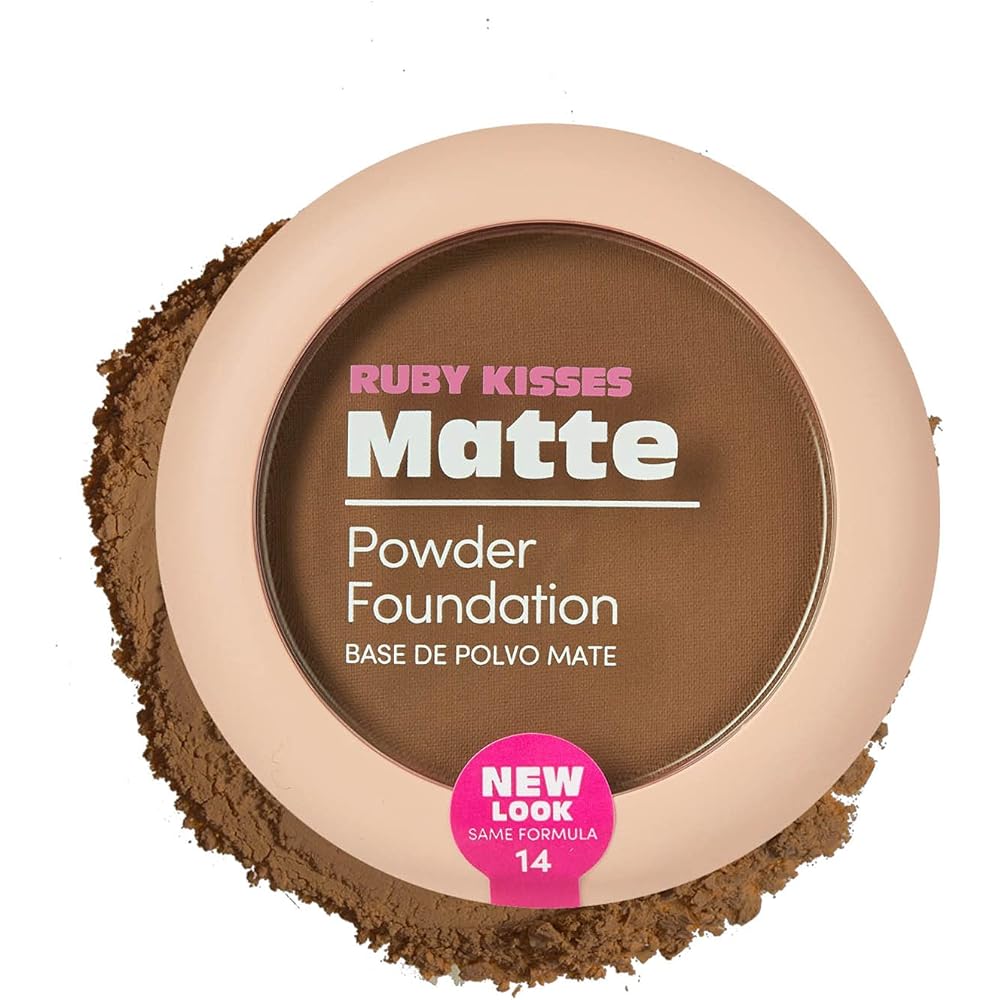 RUBY KISSES MATTE POWDER FOUNDATION HONEY BROWN